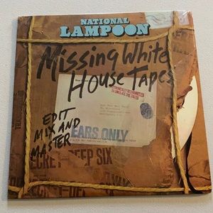 1974 National lampoons Vinyl record The missing White House tapes Nixon comedy